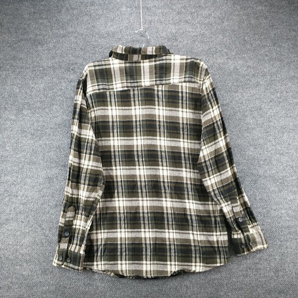 Stanley Men's Button Up Shirt Multicolor Medium Long Sleeve Plaid Flannel - Picture 5 of 11